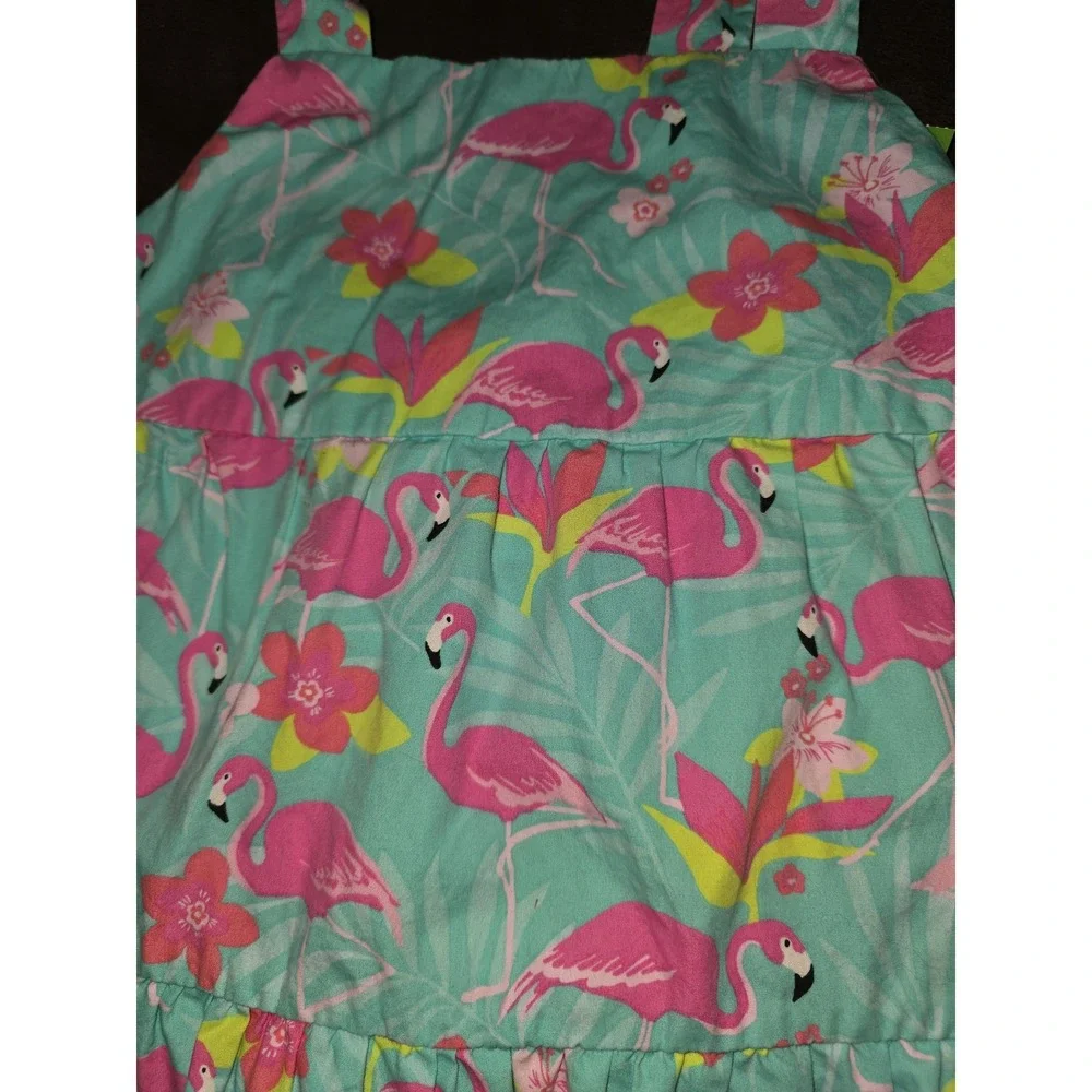 Gymboree tropical paradise flamingo outfit top skort size‎ 7